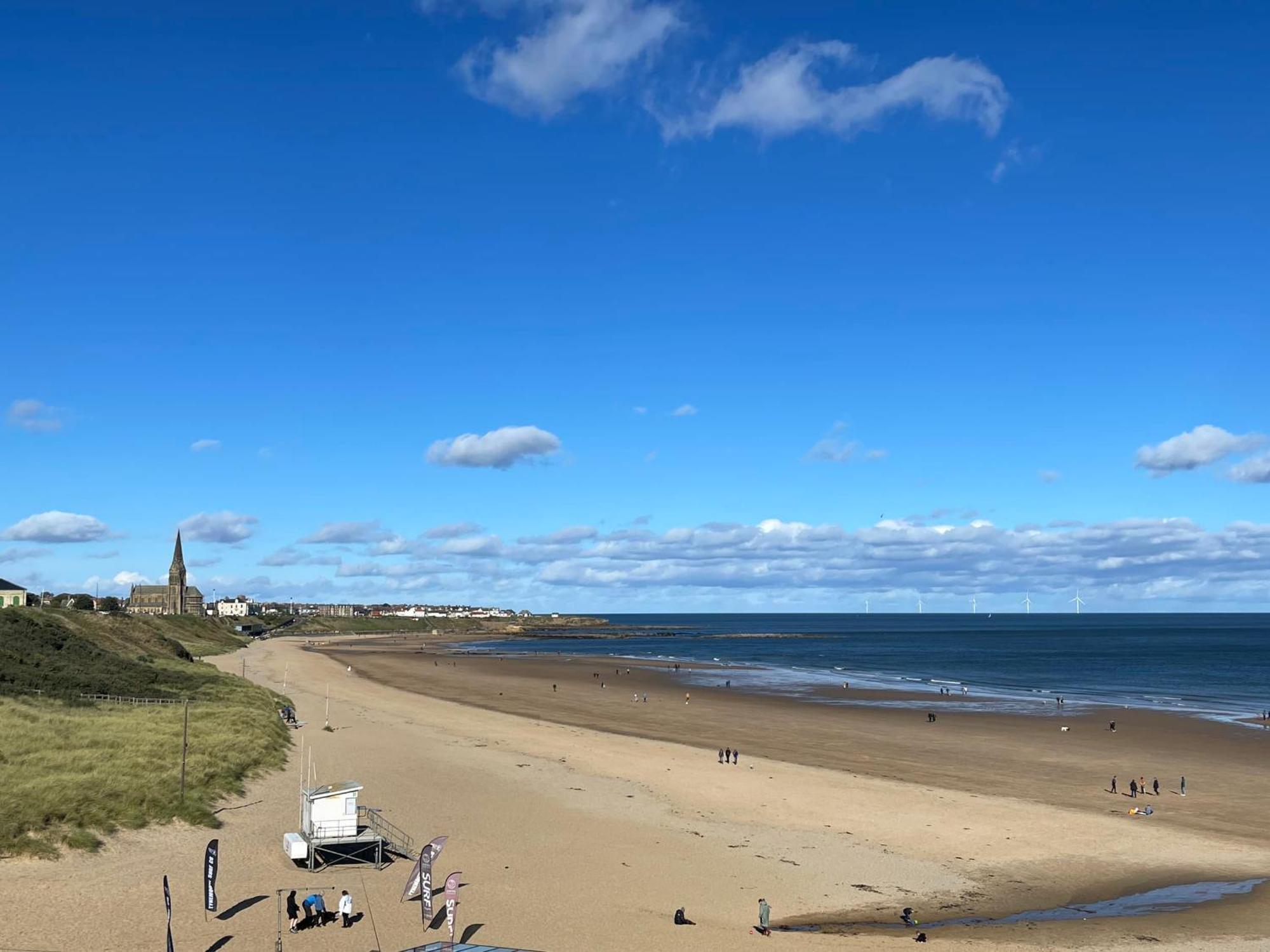 Longsands Beach Apartment 3 Tynemouth Free Onsite Parking Eksteriør billede